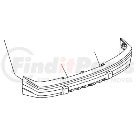 5ES21DX9AB by CHRYSLER - Bumper Cover - Front, fits 1998 Jeep Grand Cherokee