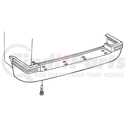 1UB62DX9AA by CHRYSLER - Bumper Cover - Rear