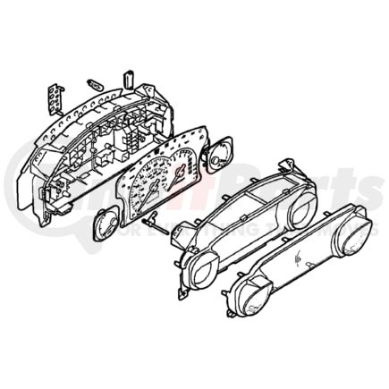 MR471756 by CHRYSLER - Instrument Panel Circuit Board - fits 2001 Chrysler Sebring and Dodge Stratus