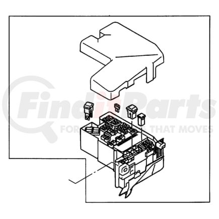 MR438833 by CHRYSLER - Power Distribution Block Cover - fits 2001 Chrysler Sebring and Dodge Stratus