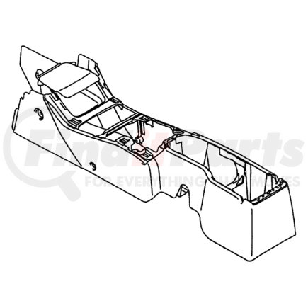 MR621745 by CHRYSLER - CONSOLE. Floor. Diagram 24