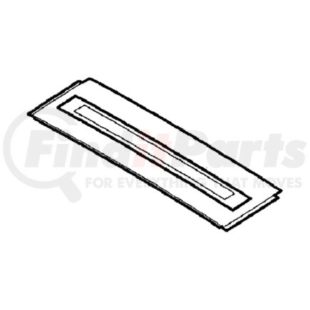 MR523127 by CHRYSLER - SUNSHADE. Rear. Sunroof. Diagram 2