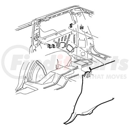 5GP04XDVAE by CHRYSLER - PANEL. Right. Quarter Trim. Diagram 13