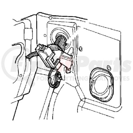 56045460AF by CHRYSLER - Headlight Wiring Harness