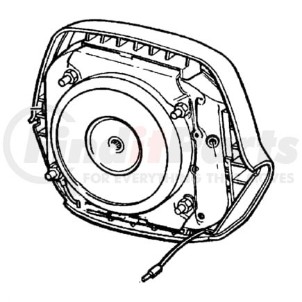 5EA02LAZ by CHRYSLER - Air Bag - Driver Side, Diagram 2