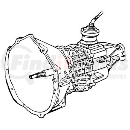 52108100AD by CHRYSLER - TRANSMISSION. 5 Speed. Diagram 1