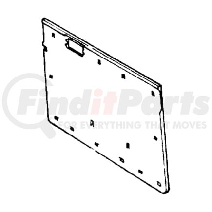 5EP90XDVAC by CHRYSLER - Door Interior Trim Panel - fits 2001-2003 Dodge Ram Van