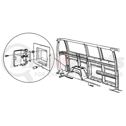 55347383AA by CHRYSLER - SUPPORT. Lower. Pillar Side. Diagram 10