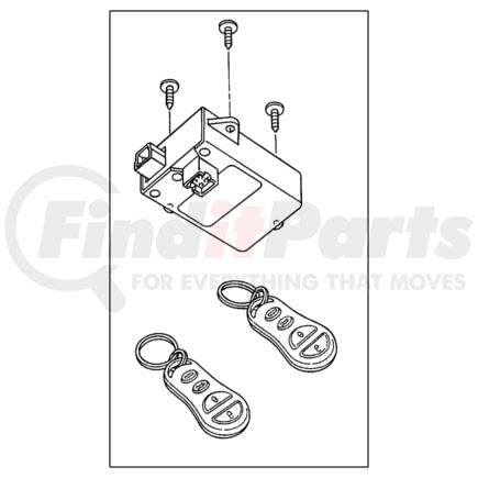 82204766 by CHRYSLER - Keyless Entry Module - fits 2000 Dodge Intrepid