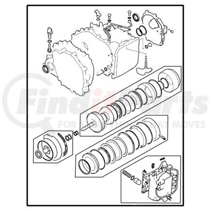 MD974550 by CHRYSLER - SEAL. Clutch. Diagram 3