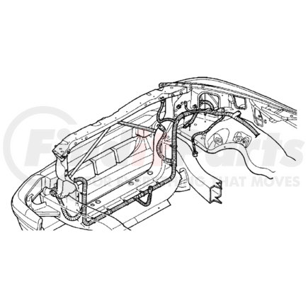 56049237AE by CHRYSLER - Headlight Wiring Harness - fits 2002 Dodge Dakota