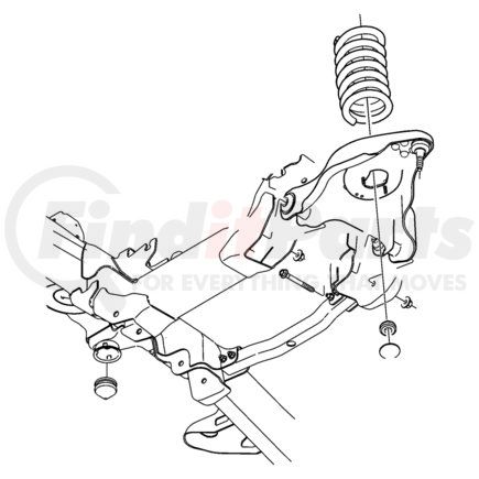 52106606AA by CHRYSLER - Coil Spring - Front, fits 2002-2005 Dodge Ram 1500