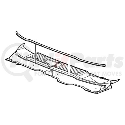 55275783AC by CHRYSLER - PANEL. Cowl And Plenum. Diagram 2