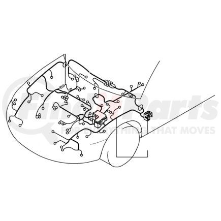 MR588921 by CHRYSLER - Chassis Wiring Harness - fits 2002 Chrysler Sebring and Dodge Stratus