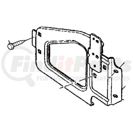 Chrysler 56028352AA Engine Control Module (ECM) Bracket Engine Control Module (ECM) Bracket - fits 2002-2004 Dodge Dakota and