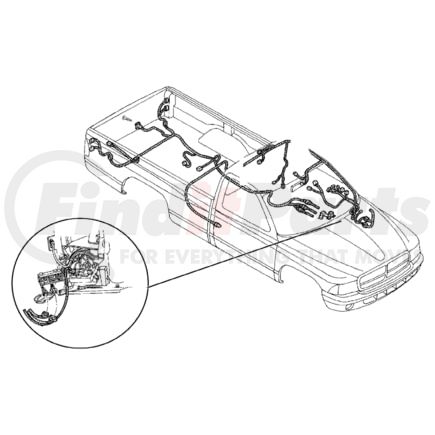 56049339AE by CHRYSLER - WIRING. Chassis. Diagram 1