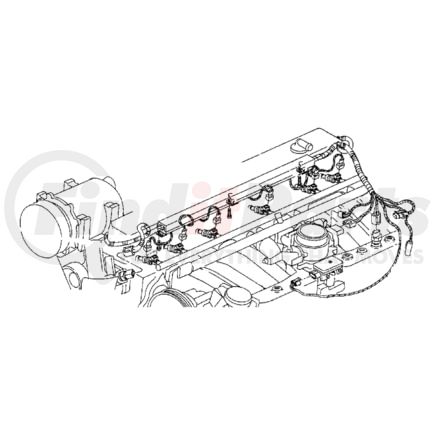 56041881AG by CHRYSLER - Engine Wiring Harness - fits 2003 Jeep Wrangler