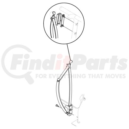 5HM33ZJ3AC by CHRYSLER - COVER. Left. Turning Loop. Diagram 11