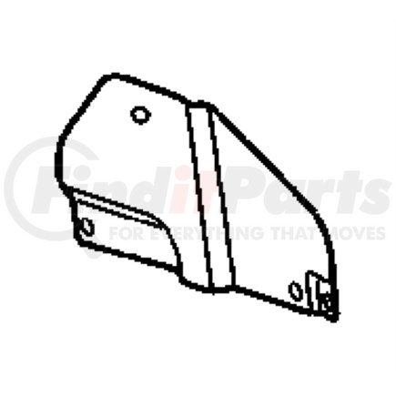 55395030AA by CHRYSLER - SHIELD. Wheelhouse. Diagram 23