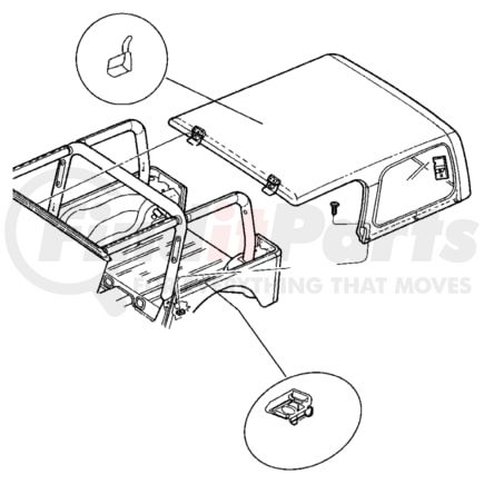 5JB31SWBAA by CHRYSLER - PANEL. Rear Header. Diagram 9