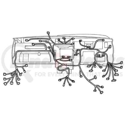 56050050AF by CHRYSLER - Instrument Panel Wiring Harness - fits 2003 Jeep Grand Cherokee