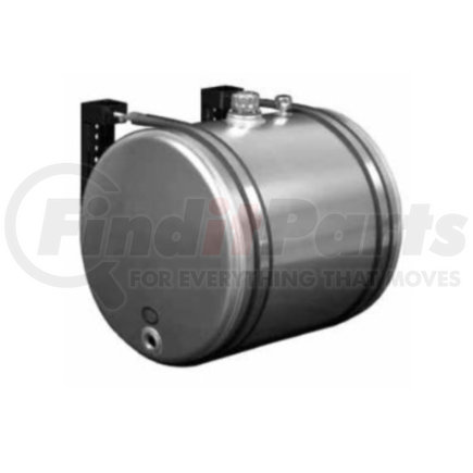 A4535 by AMERICAN MOBILE POWER - Roll-formed cylindrical aluminum tank 1-1/4” NPT bottom ports, 35 Gallon