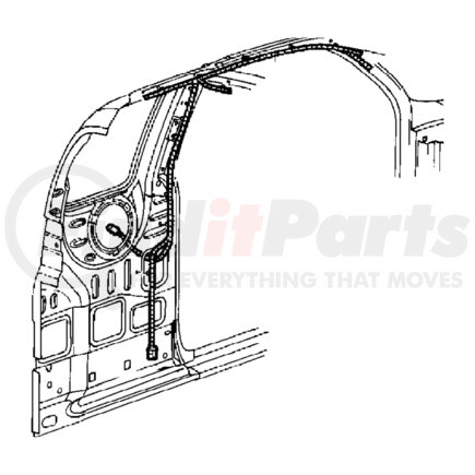 56049525AB by CHRYSLER - Body Wiring Harness - fits 2003 Dodge Dakota