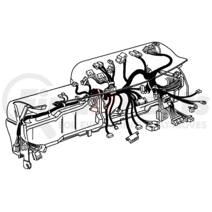 56045936AF by CHRYSLER - Instrument Panel Wiring Harness - fits 2003 Dodge Ram 1500