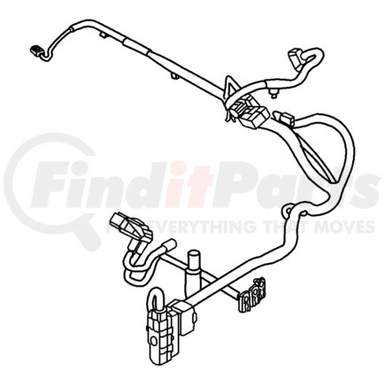 05081002AC by CHRYSLER - WIRING. Headlamp to Dash. Diagram 1
