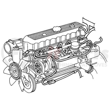 56044414AG by CHRYSLER - WIRING. Engine. Diagram 1