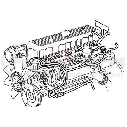 56044522AG by CHRYSLER - WIRING. Engine. Diagram 1
