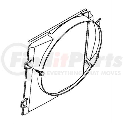 52028973AA by CHRYSLER - SHROUD. Fan. Diagram 16