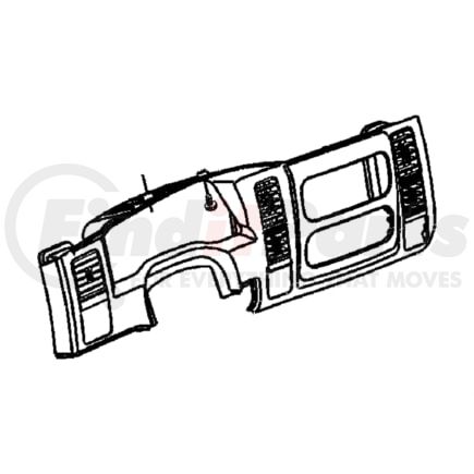 5GN881TMAE by CHRYSLER - BEZEL. Instrument Cluster. Diagram 27