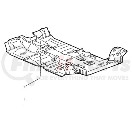 5HS74XDVAD by CHRYSLER - CARPET. Front Floor. Diagram 1