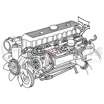 56044506AF by CHRYSLER - Engine Wiring Harness - fits 2004 Jeep Liberty