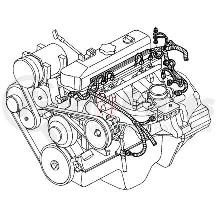 56051127AA by CHRYSLER - WIRING. Engine. Diagram 1