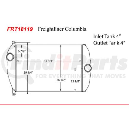 FRT18119-N by ACTIVE RADIATOR - Freightliner Truck  Charge Air Coolers