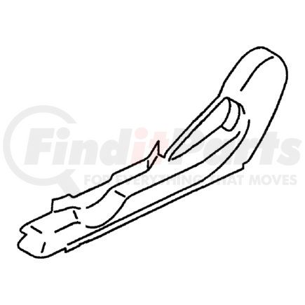 MR641420 by CHRYSLER - COVER. SEAT SIDE SHIELD. Diagram 7