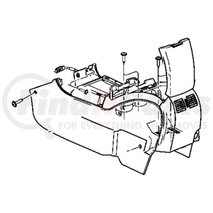 1AU93TL2AA by CHRYSLER - LID. Front. Storage Bin. Diagram 16