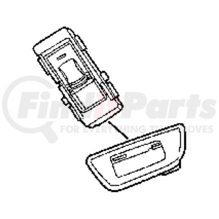 5HS85ZJ1AD by CHRYSLER - BEZEL. Left, Left Rear. Power Window Switch. Diagram 7