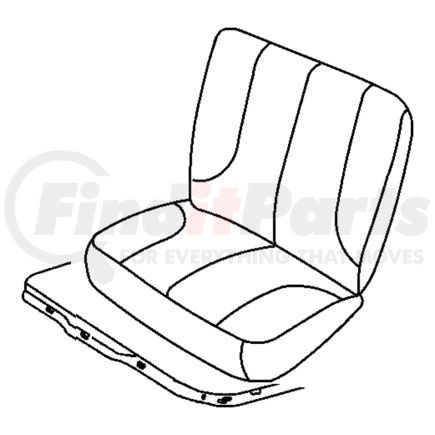 1AV911DVAA by CHRYSLER - COVER. Rear Seat Cushion. Diagram 8
