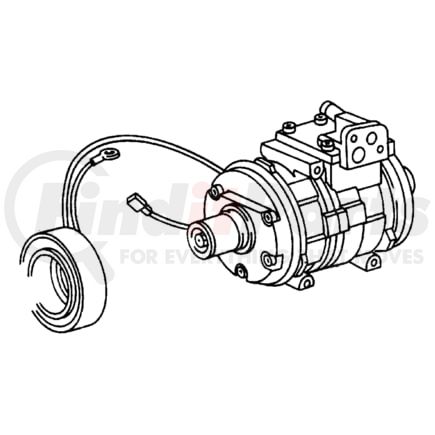 55116189 by CHRYSLER - COMPRESSOR. Air Conditioning. Diagram 1