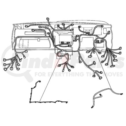 56050088AE by CHRYSLER - Instrument Panel Wiring Harness - fits 2005 Jeep Grand Cherokee