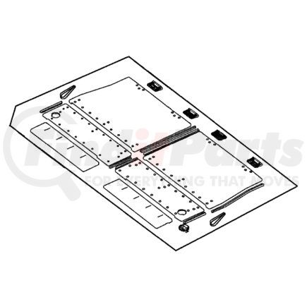 1AJ60XDHAA by CHRYSLER - Floor Panel - fits 2005 Chrysler Town & Country