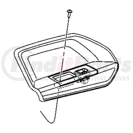 1AB58DK5AB by CHRYSLER - BOLSTER. Right. Rear Door. Diagram 2