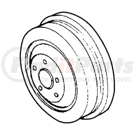 52009938AA by CHRYSLER - DRUM. Brake. Diagram 11