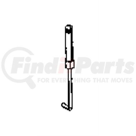 1BL69DKAAA by CHRYSLER - KNOB AND PUSH ROD. Left. Door Latch. Diagram 33