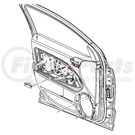 1FJ941KAAC by CHRYSLER - PANEL. Right. Door Trim Front, Front Door Trim. Diagram 1