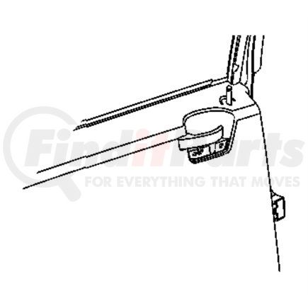 1FK951KAAC by CHRYSLER - PANEL. Left. Rear Door Trim. Diagram 1