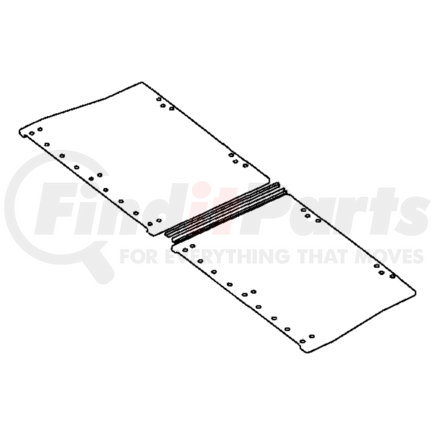 1DJ74ZJ8AA by CHRYSLER - Floor Panel - fits 2005 Chrysler Town & Country